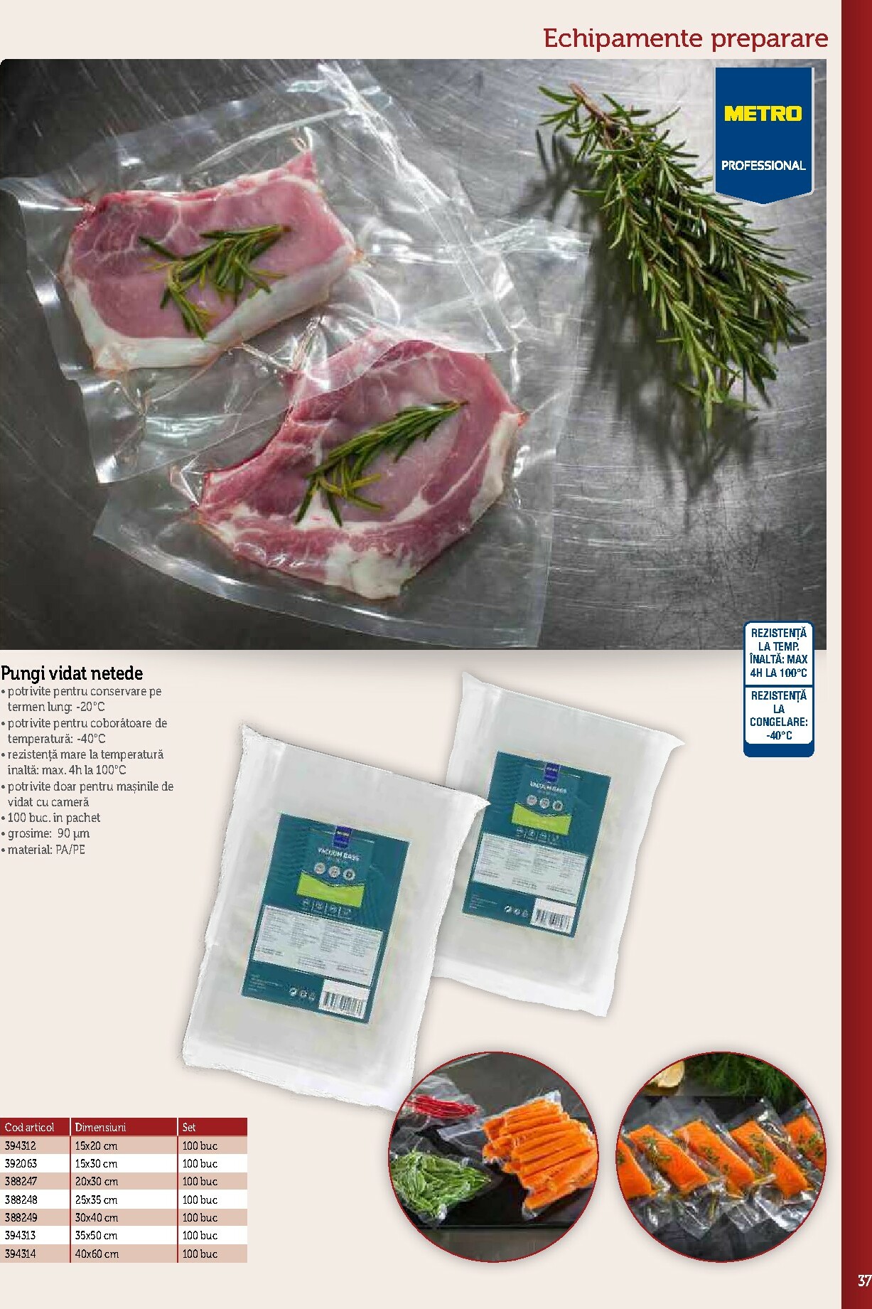 metro - Catalog Metro - Echipamente Profesionale pentru HoReCa online – oferte valabile din 17.09. - page: 37