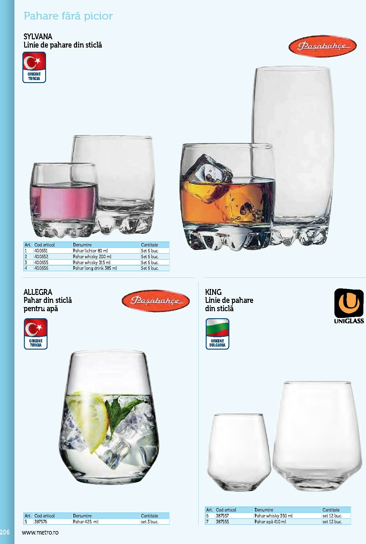 metro - Catalog Metro - Echipamente Profesionale pentru HoReCa online – oferte valabile din 17.09. - page: 206