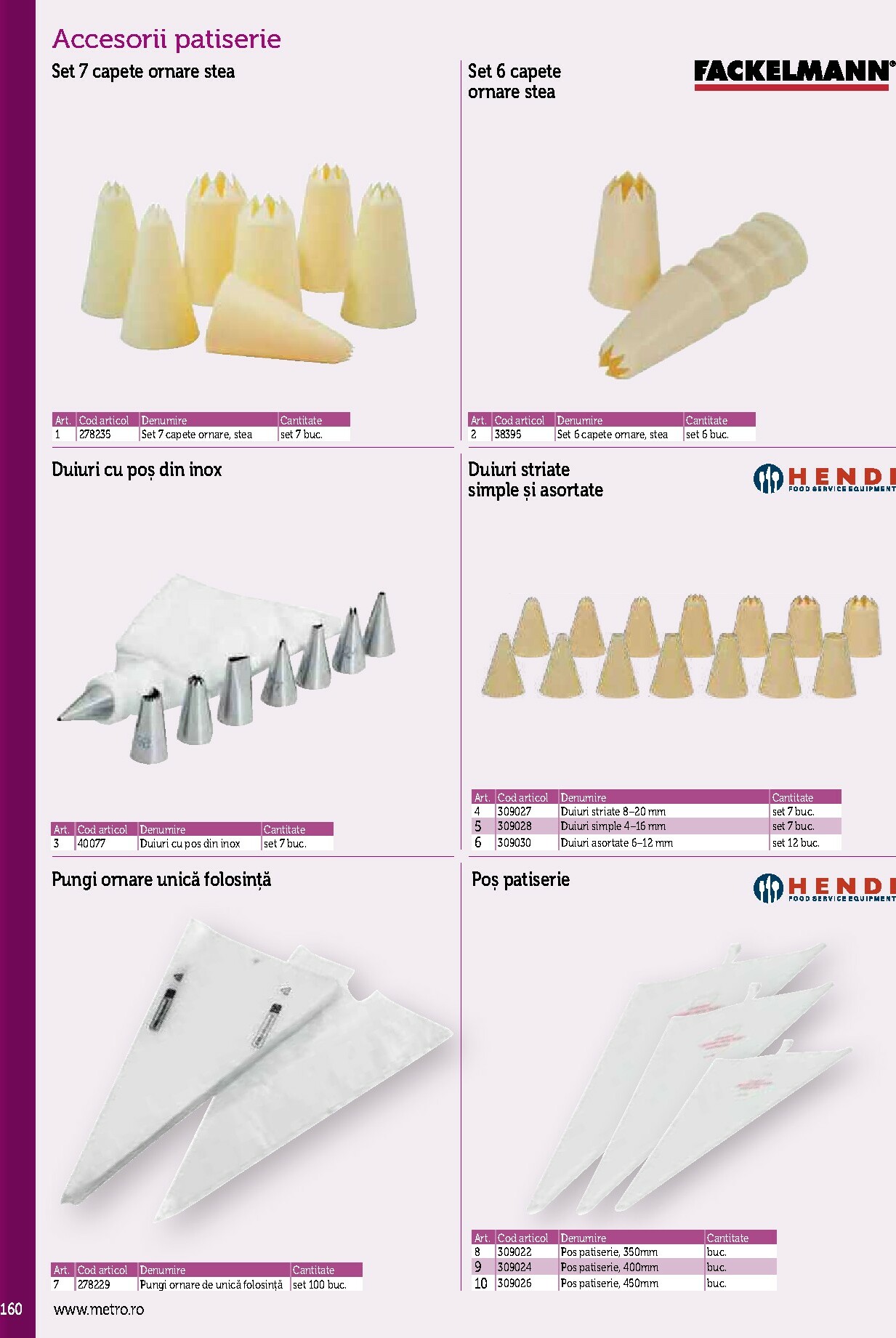 metro - Catalog Metro - Echipamente Profesionale pentru HoReCa online – oferte valabile din 17.09. - page: 160