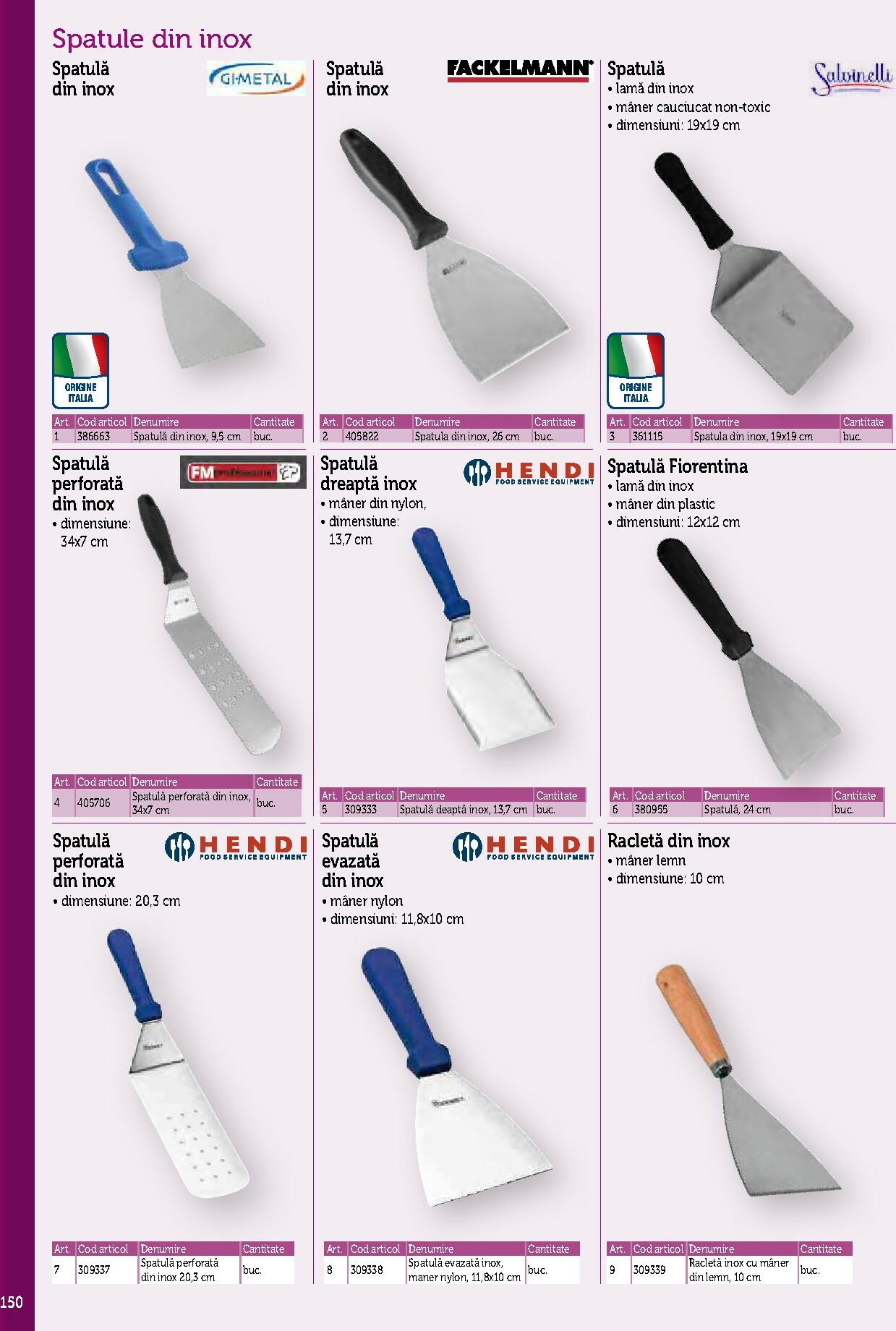 metro - Catalog Metro - Echipamente Profesionale pentru HoReCa online – oferte valabile din 17.09. - page: 150