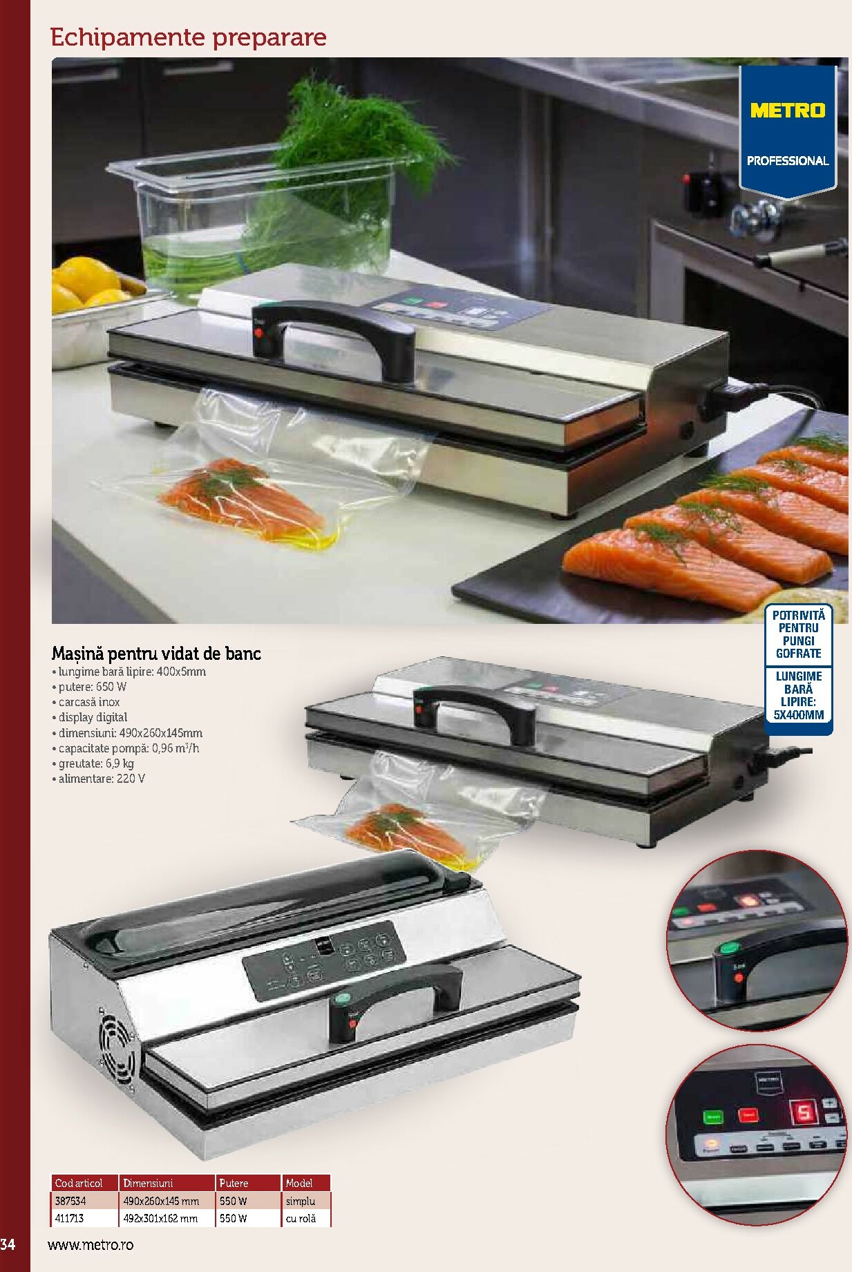 metro - Catalog Metro - Echipamente Profesionale pentru HoReCa online – oferte valabile din 17.09. - page: 34
