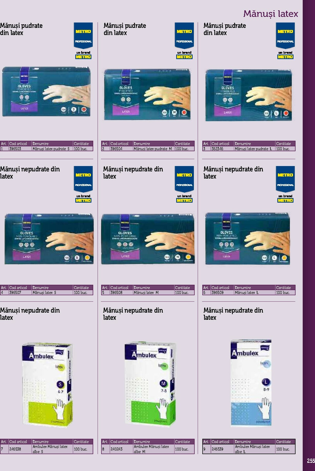metro - Catalog Metro - Echipamente Profesionale pentru HoReCa online – oferte valabile din 17.09. - page: 255