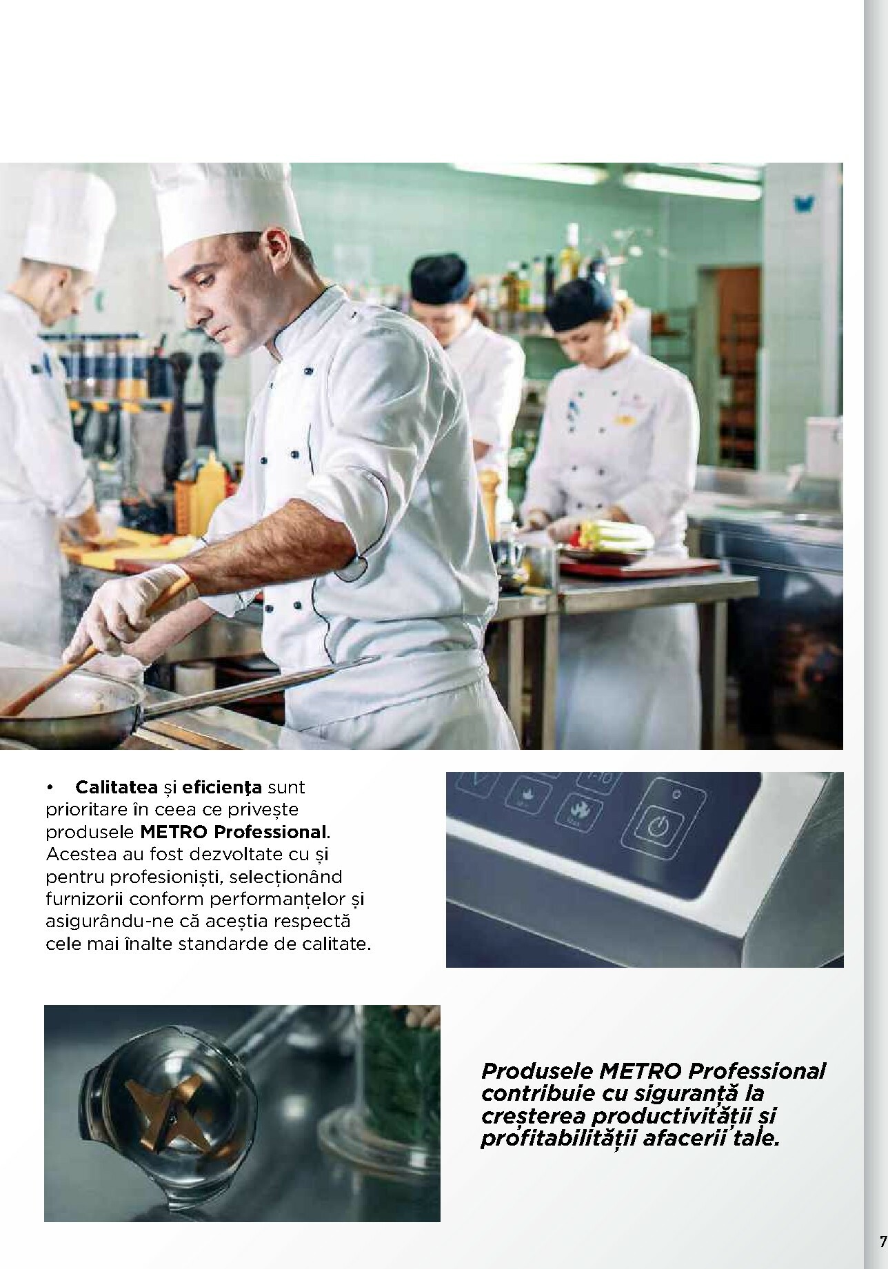 metro - Catalog Metro - Echipamente Profesionale pentru HoReCa online – oferte valabile din 17.09. - page: 7