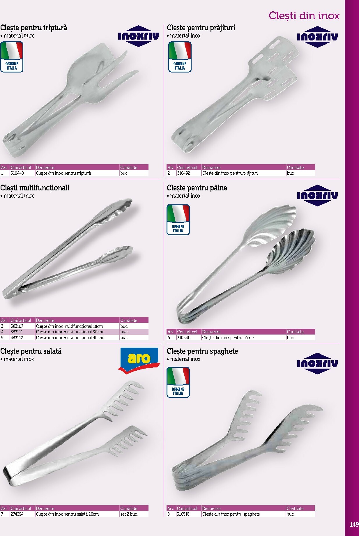 metro - Catalog Metro - Echipamente Profesionale pentru HoReCa online – oferte valabile din 17.09. - page: 149