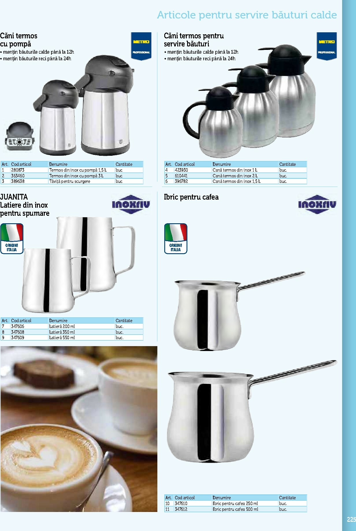 metro - Catalog Metro - Echipamente Profesionale pentru HoReCa online – oferte valabile din 17.09. - page: 225