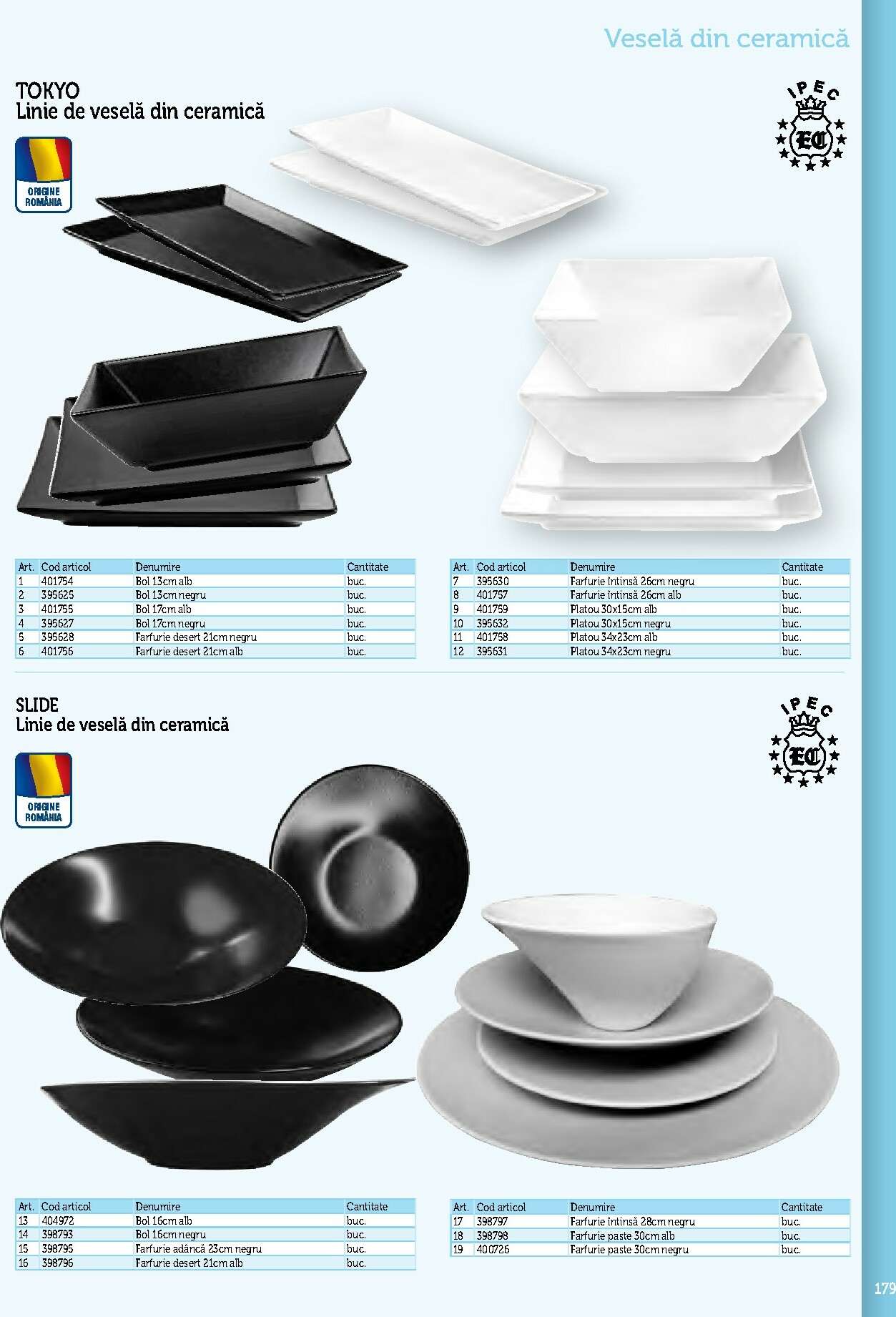 metro - Catalog Metro - Echipamente Profesionale pentru HoReCa online – oferte valabile din 17.09. - page: 179