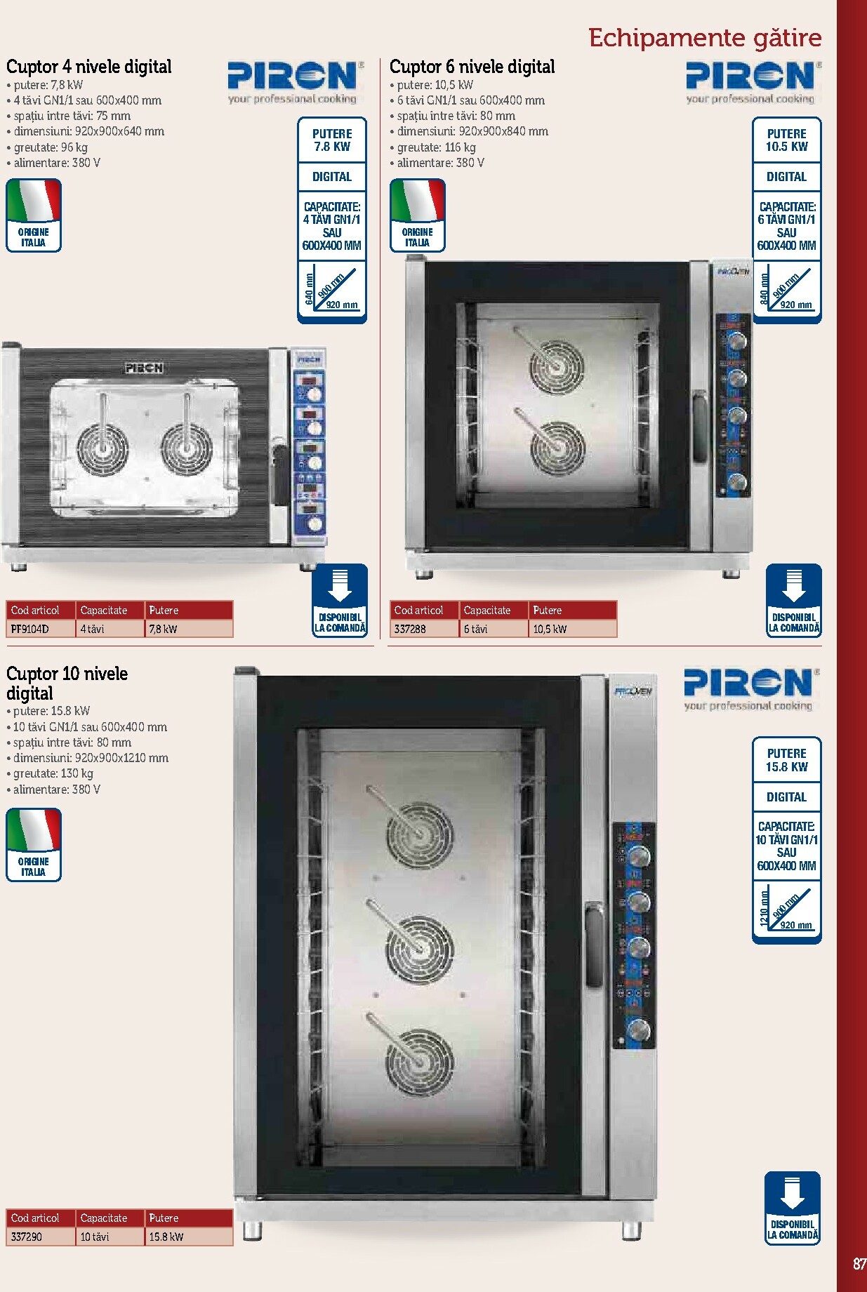 metro - Catalog Metro - Echipamente Profesionale pentru HoReCa online – oferte valabile din 17.09. - page: 87