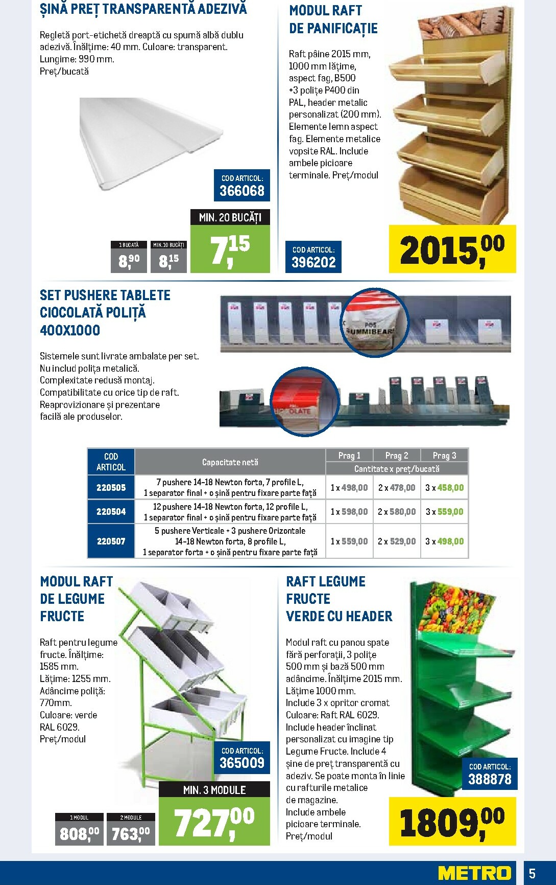 metro - Catalog Metro - Echipamente pentru magazinul tău online – oferte valabile din 01.10. - page: 5