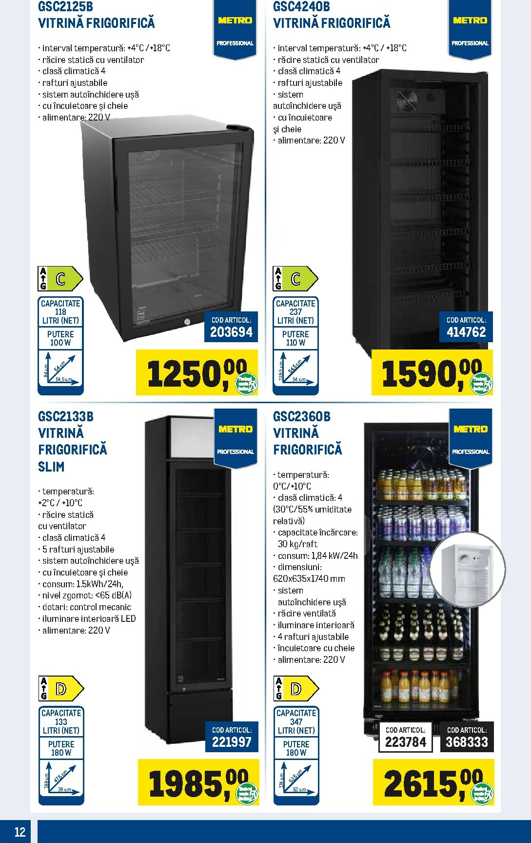 metro - Catalog Metro - Echipamente pentru magazinul tău online – oferte valabile din 01.10. - page: 12