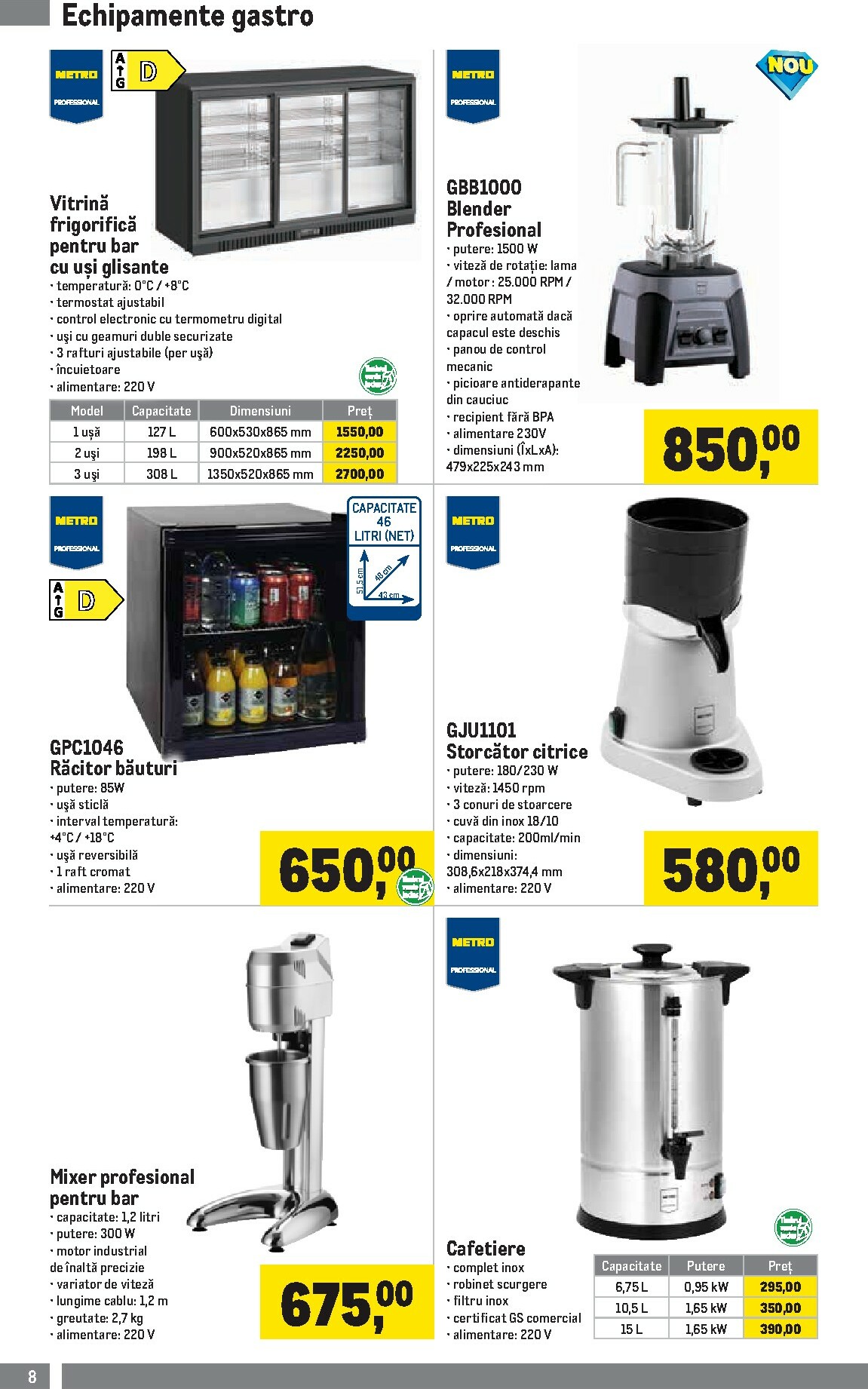 metro - Catalog Metro - Soluții Nealimentare pentru HoReCa online – oferte valabile din 01.10. - page: 8