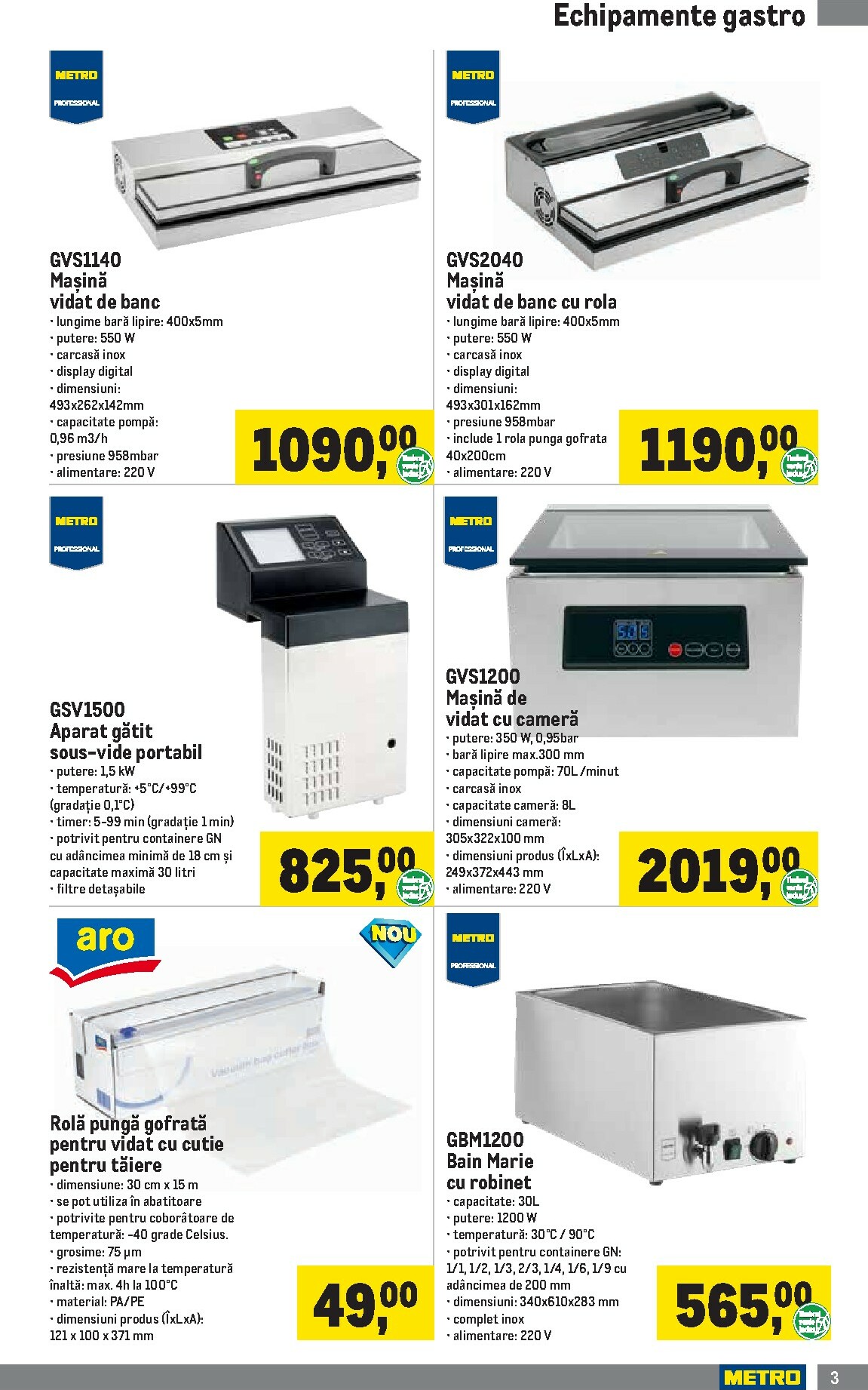 metro - Catalog Metro - Soluții Nealimentare pentru HoReCa online – oferte valabile din 01.10. - page: 3