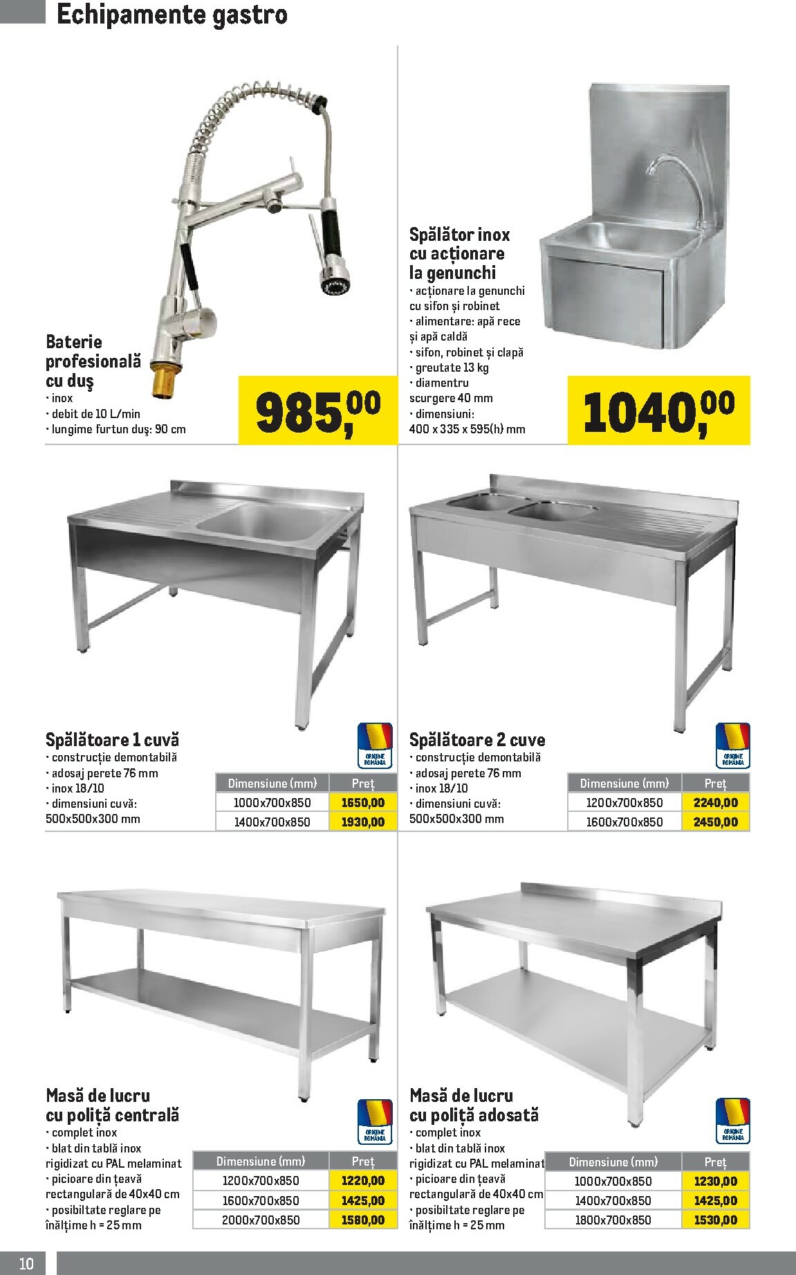 metro - Catalog Metro - Soluții Nealimentare pentru HoReCa online – oferte valabile din 01.10. - page: 10