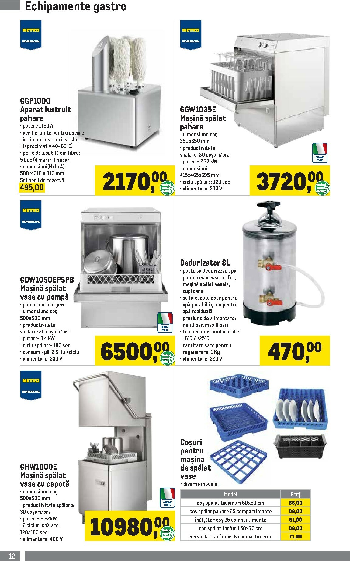 metro - Catalog Metro - Soluții Nealimentare pentru HoReCa online – oferte valabile din 01.10. - page: 12