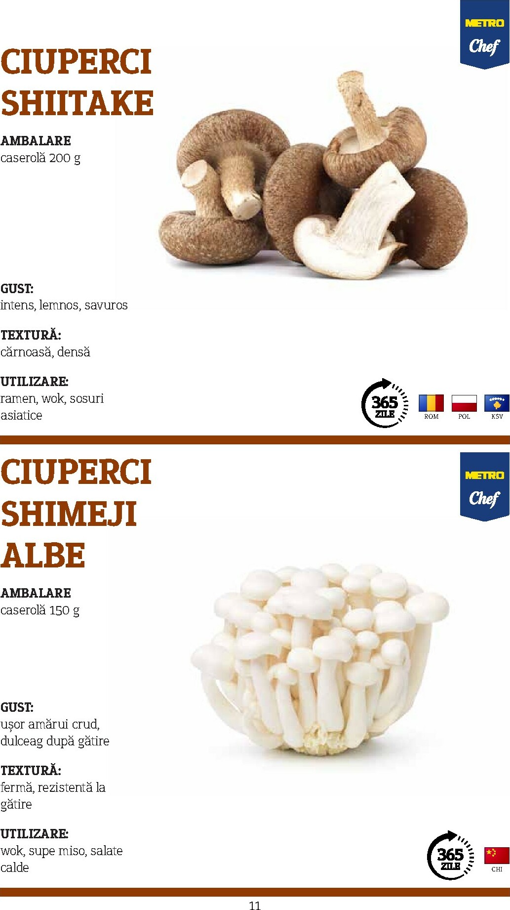metro - Catalog Metro - Catalog Varietăți de Ciuperci online – oferte valabile din 10.11. - page: 11