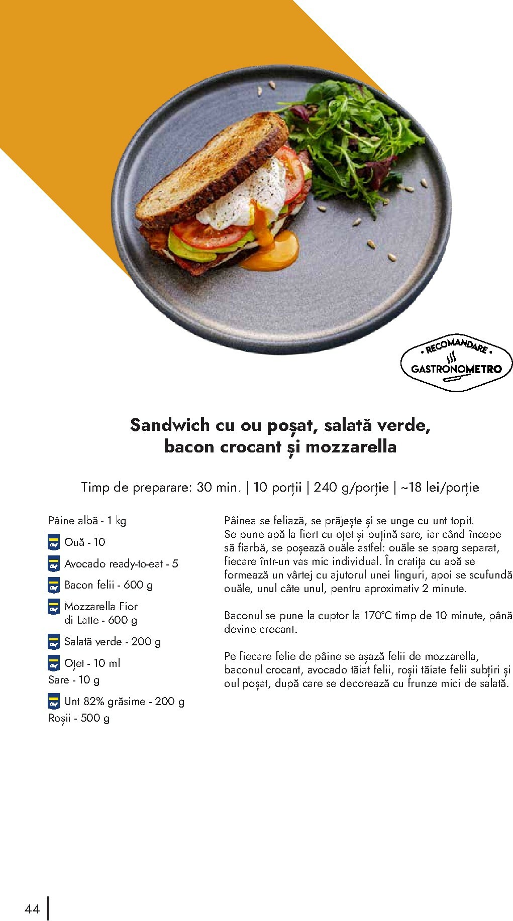 metro - Catalog Metro - ReView - Tendințe și Recomandări online – oferte valabile din 10.11. - page: 44