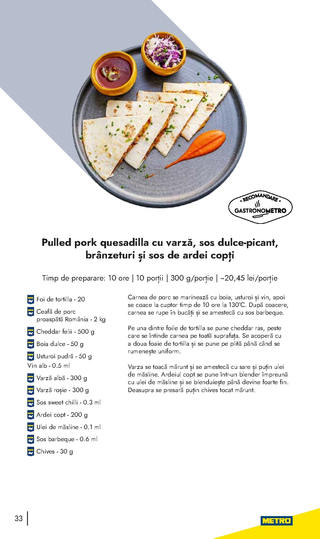 metro - Catalog Metro - ReView - Tendințe și Recomandări online – oferte valabile din 10.11. - page: 33