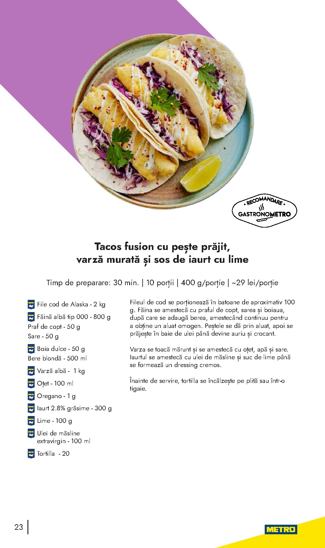 metro - Catalog Metro - ReView - Tendințe și Recomandări online – oferte valabile din 10.11. - page: 23