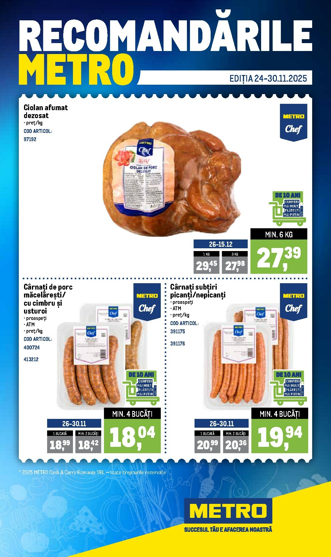 metro - Catalog Metro - Recomandările online – oferte valabile din 24.11.