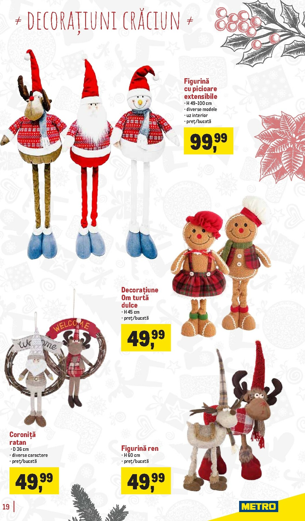 metro - Catalog Metro - Catalog Decorațiuni pentru Crăciun online – oferte valabile din 18.11. - page: 19