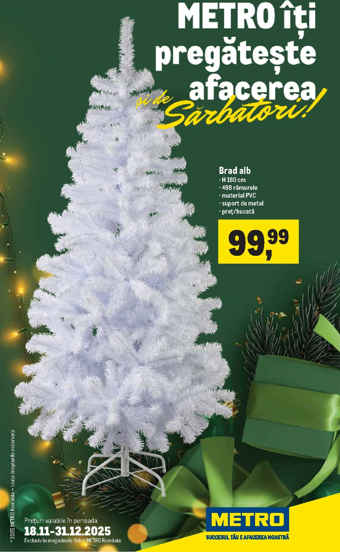 metro - Catalog Metro - Catalog Decorațiuni pentru Crăciun online – oferte valabile din 18.11. - page: 1