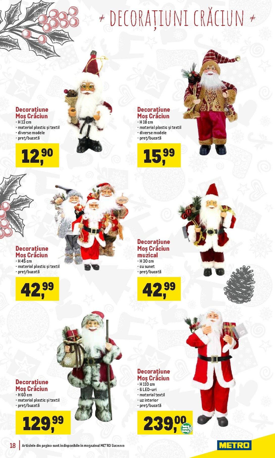 metro - Catalog Metro - Catalog Decorațiuni pentru Crăciun online – oferte valabile din 18.11. - page: 18