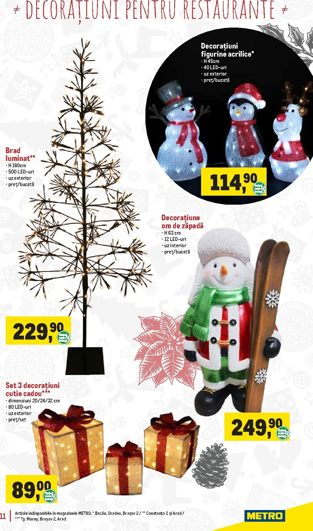 metro - Catalog Metro - Catalog Decorațiuni pentru Crăciun online – oferte valabile din 18.11. - page: 11