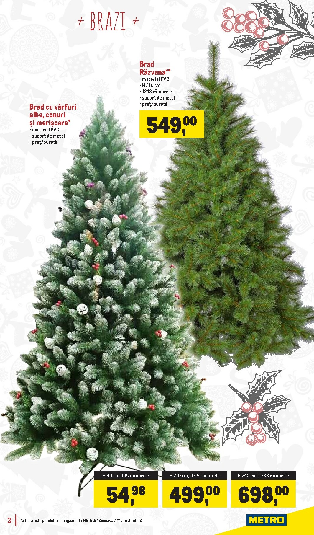 metro - Catalog Metro - Catalog Decorațiuni pentru Crăciun online – oferte valabile din 18.11. - page: 3