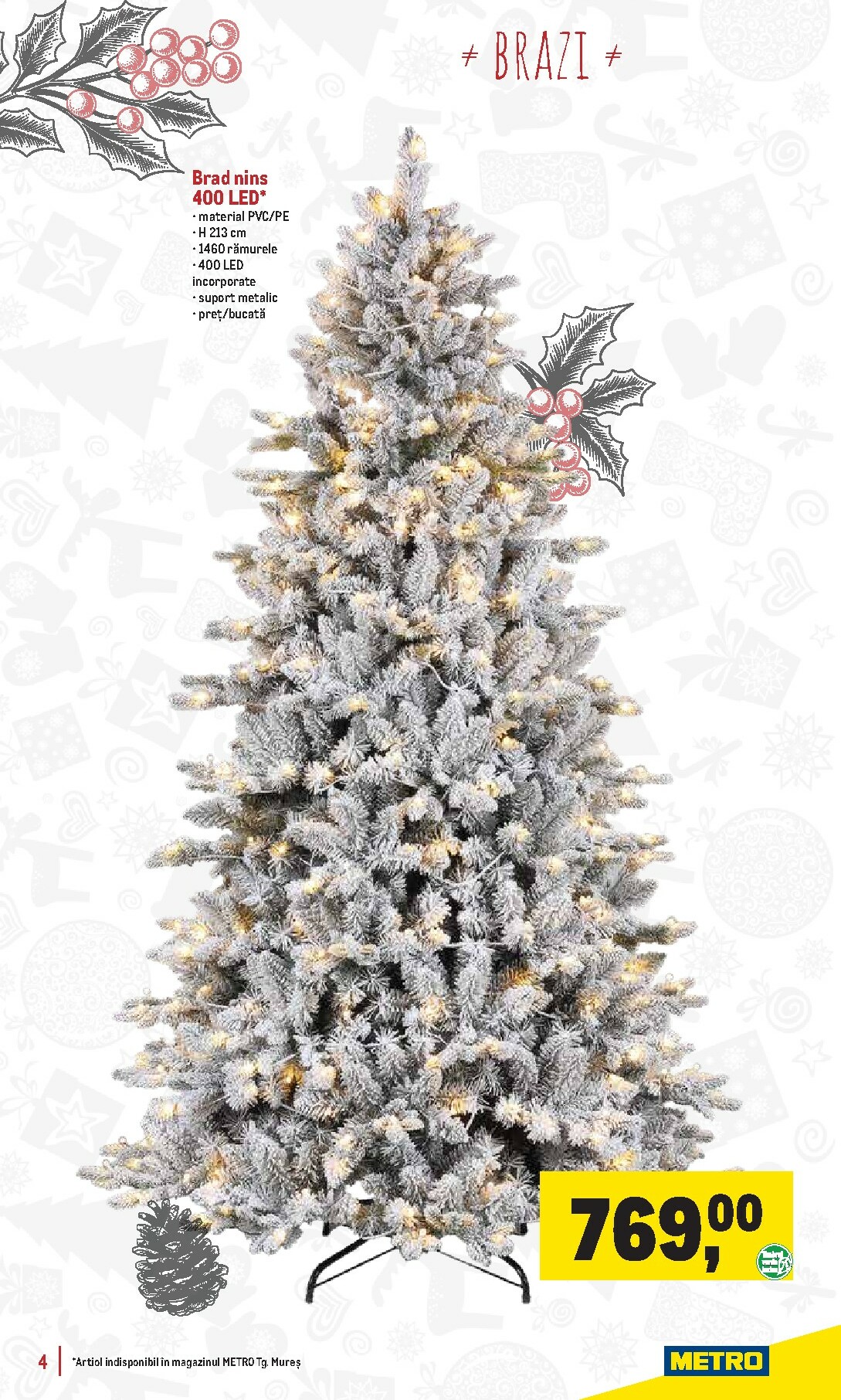 metro - Catalog Metro - Catalog Decorațiuni pentru Crăciun online – oferte valabile din 18.11. - page: 4