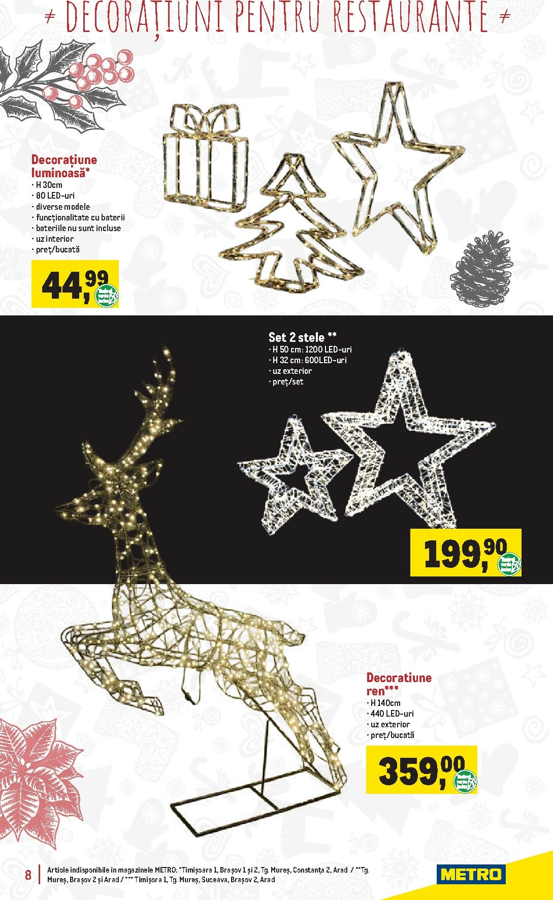 metro - Catalog Metro - Catalog Decorațiuni pentru Crăciun online – oferte valabile din 18.11. - page: 8