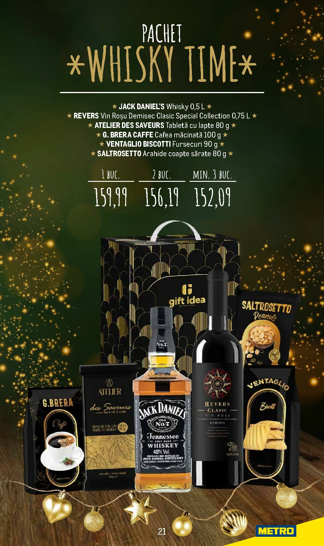 metro - Catalog Metro - Coșuri cadou pentru Crăciun online – oferte valabile din 24.11. - page: 21
