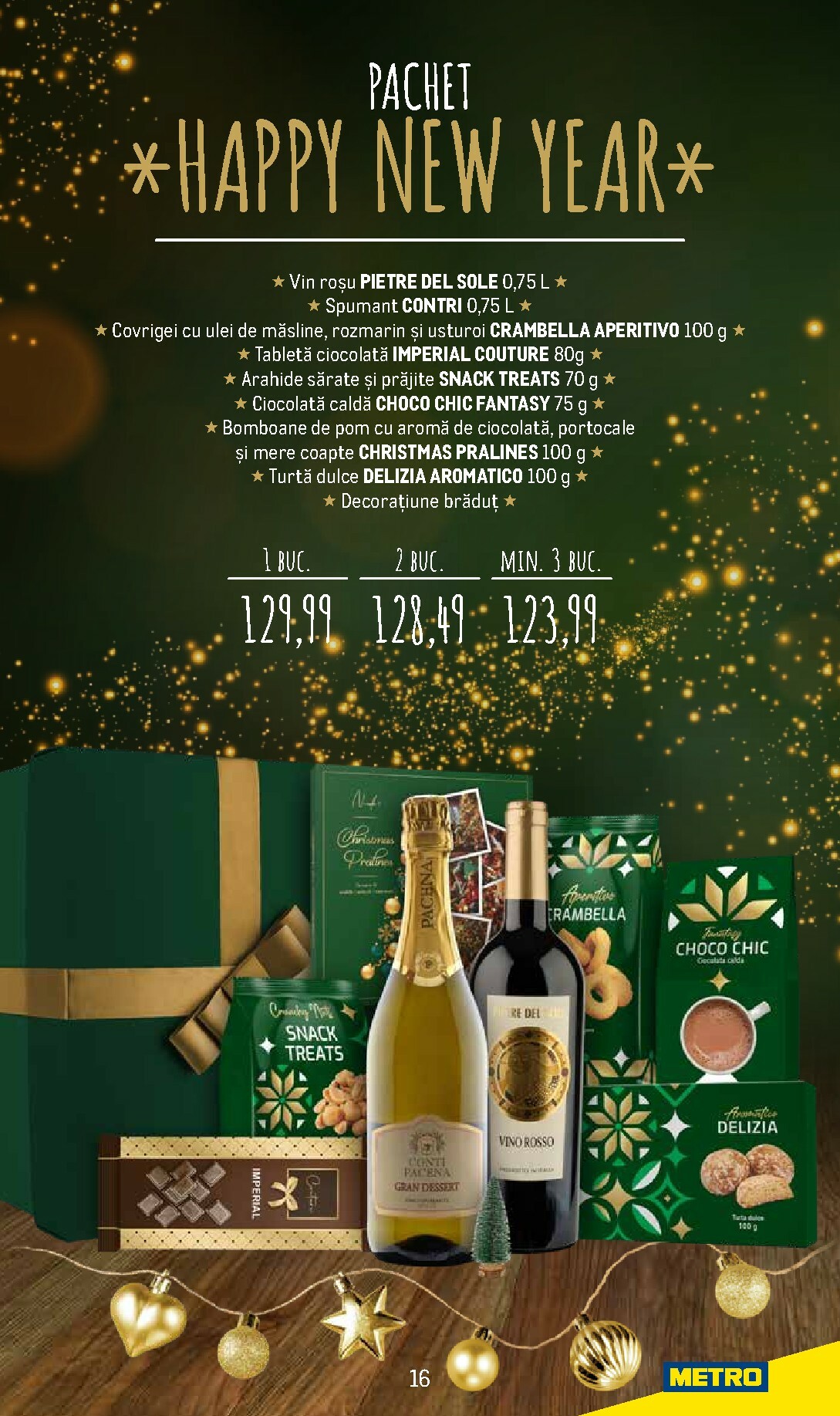 metro - Catalog Metro - Coșuri cadou pentru Crăciun online – oferte valabile din 24.11. - page: 16
