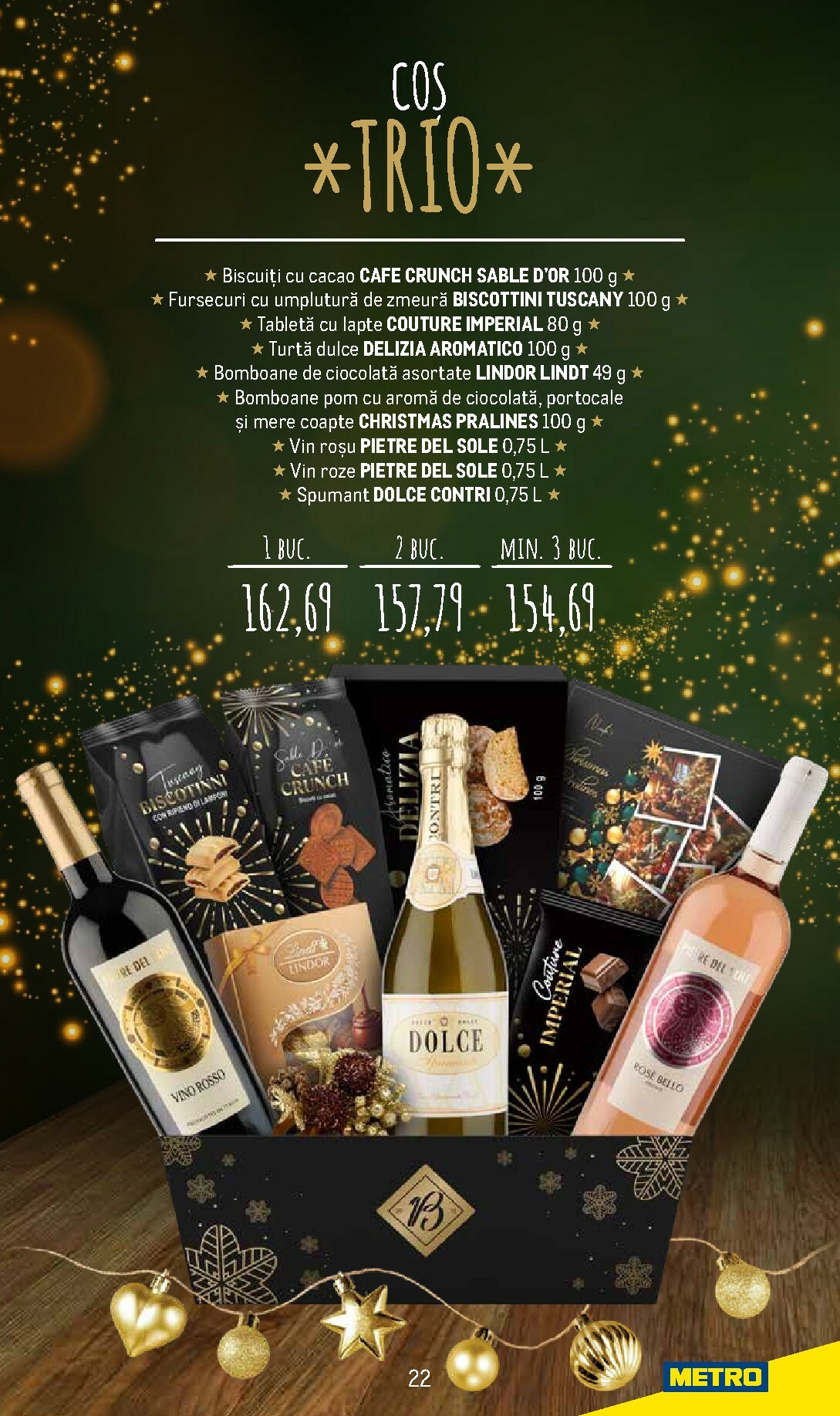 metro - Catalog Metro - Coșuri cadou pentru Crăciun online – oferte valabile din 24.11. - page: 22