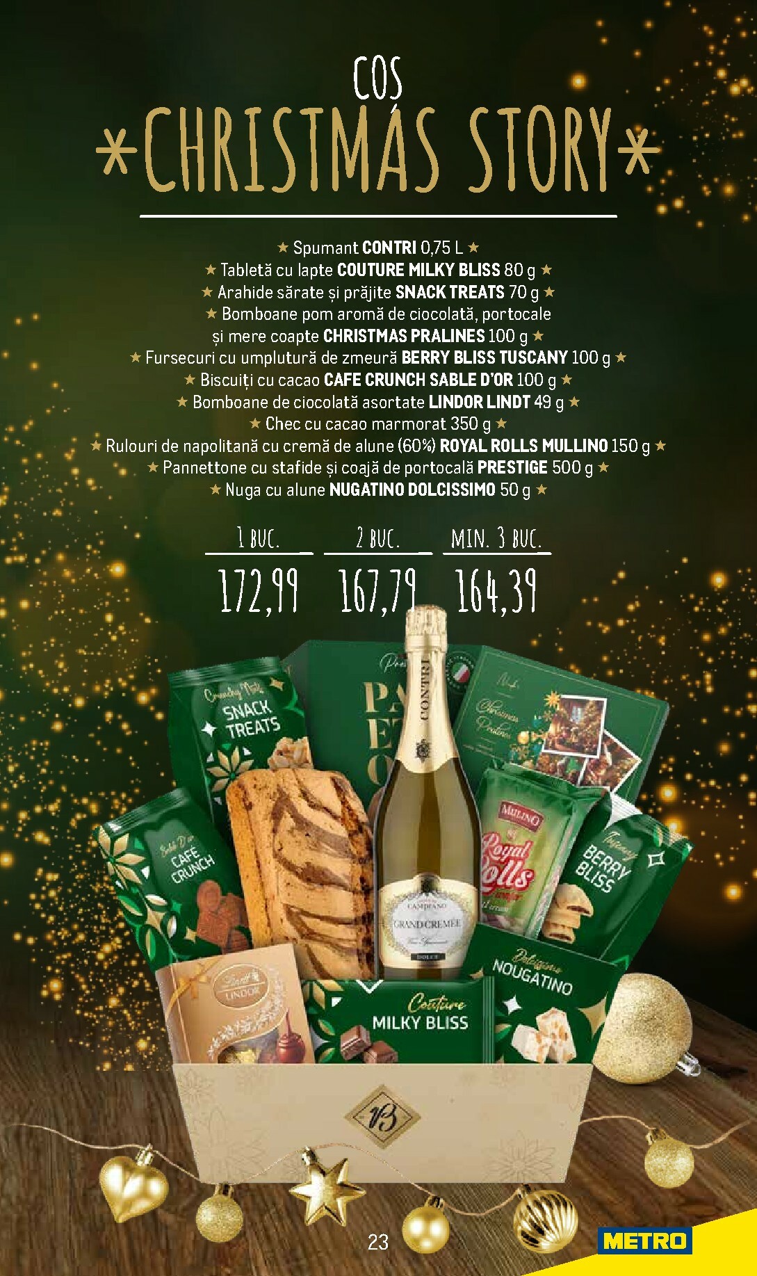 metro - Catalog Metro - Coșuri cadou pentru Crăciun online – oferte valabile din 24.11. - page: 23