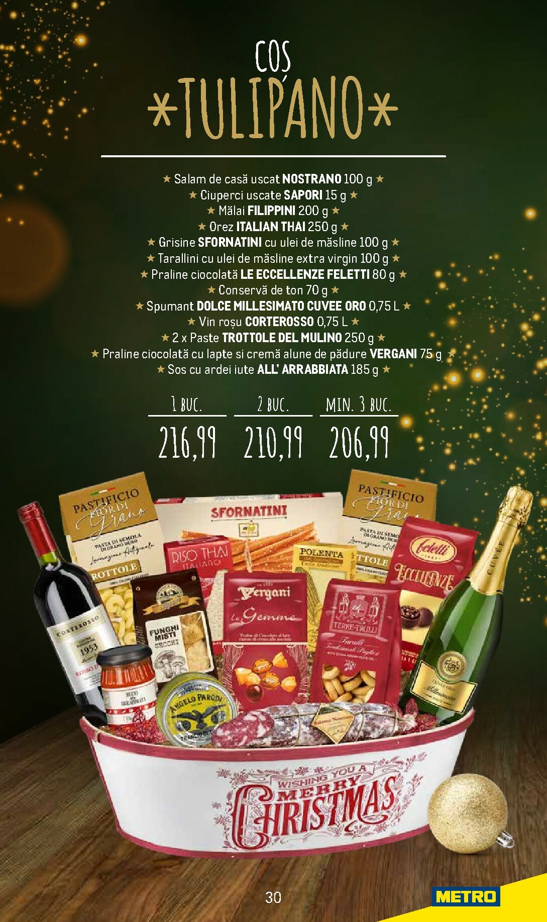 metro - Catalog Metro - Coșuri cadou pentru Crăciun online – oferte valabile din 24.11. - page: 30