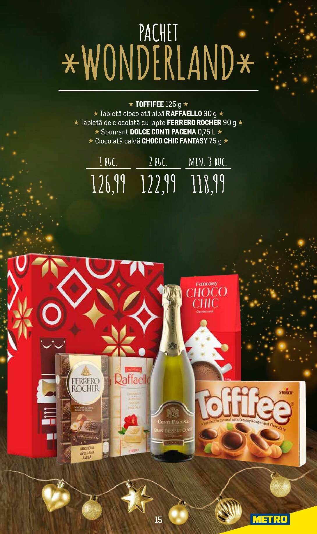 metro - Catalog Metro - Coșuri cadou pentru Crăciun online – oferte valabile din 24.11. - page: 15