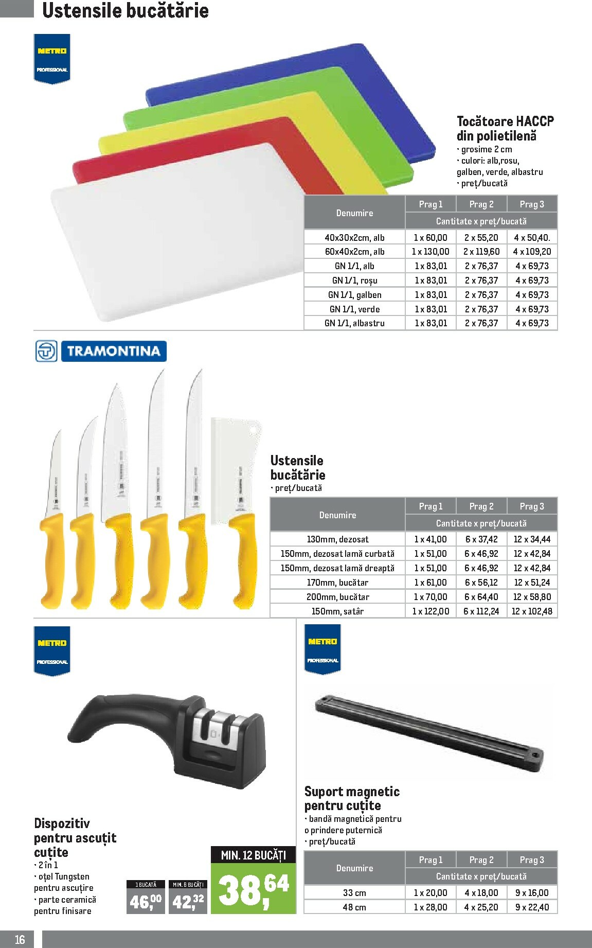 metro - Catalog Metro - Soluții Nealimentare pentru HoReCa online – oferte valabile din 05.01. - page: 16