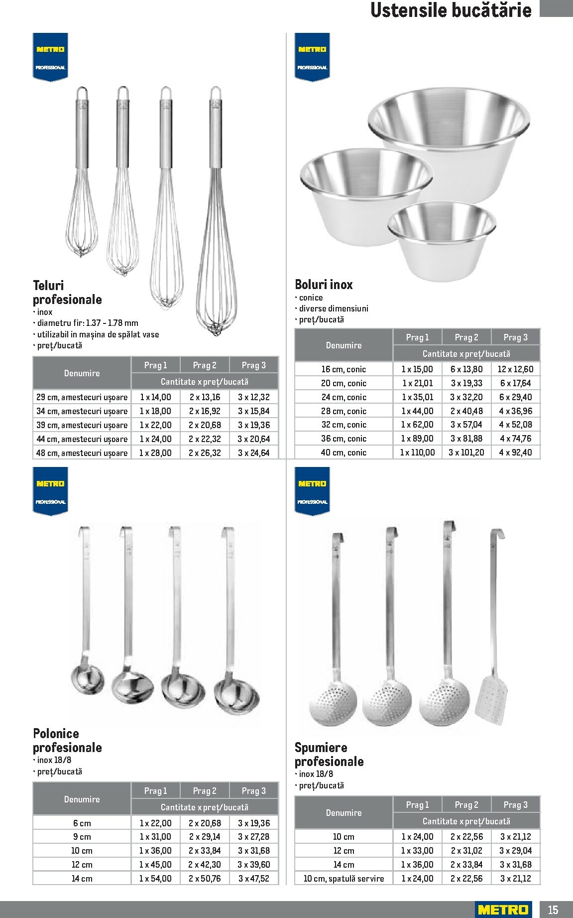 metro - Catalog Metro - Soluții Nealimentare pentru HoReCa online – oferte valabile din 05.01. - page: 15