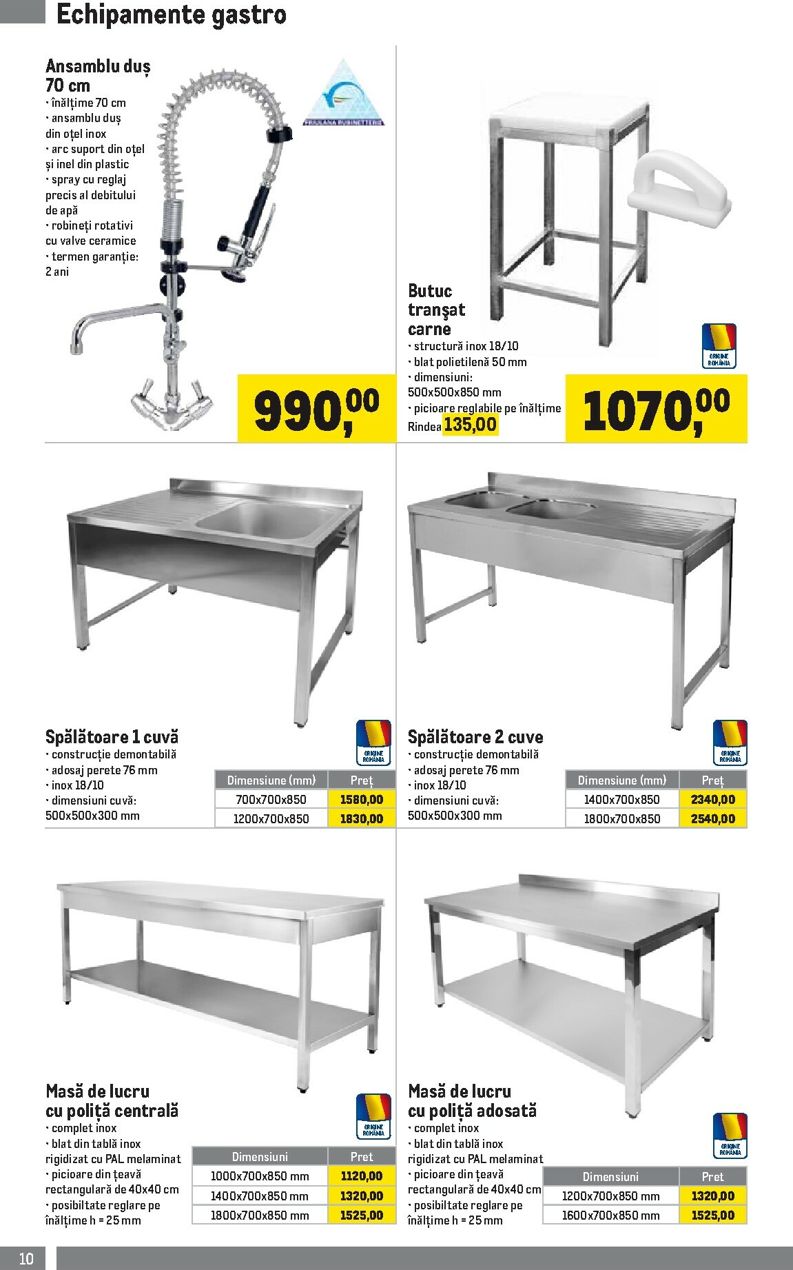 metro - Catalog Metro - Soluții Nealimentare pentru HoReCa online – oferte valabile din 05.01. - page: 10