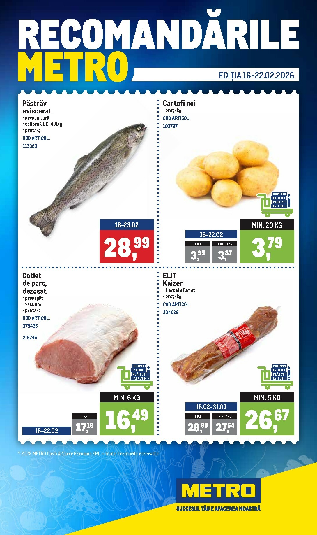 metro - Catalog Metro - Recomandările online – oferte valabile din 16.02.2026