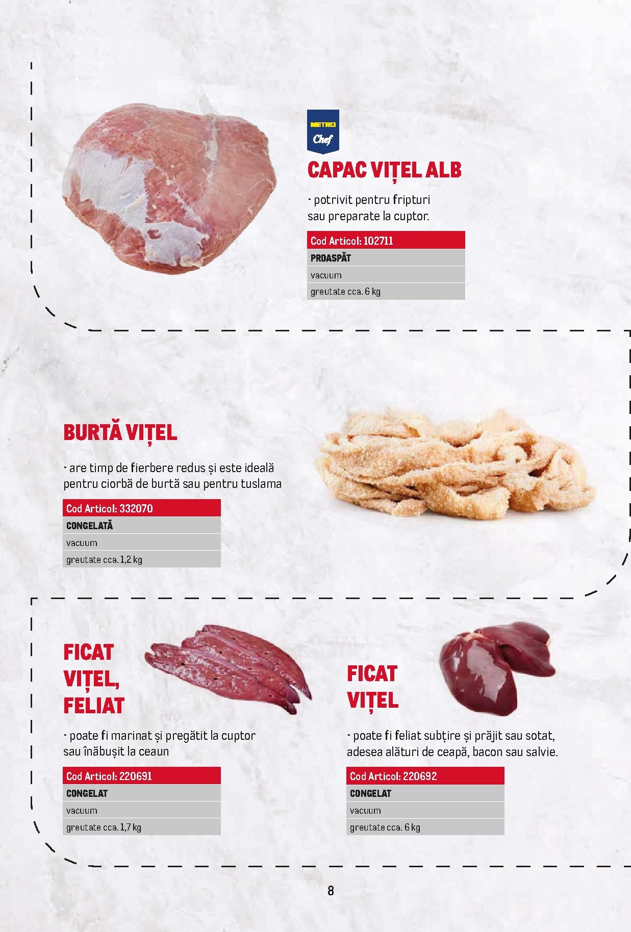 metro - Catalog Metro - Selecție Carne de vițel online – oferte valabile din 23.02.2026 - page: 8