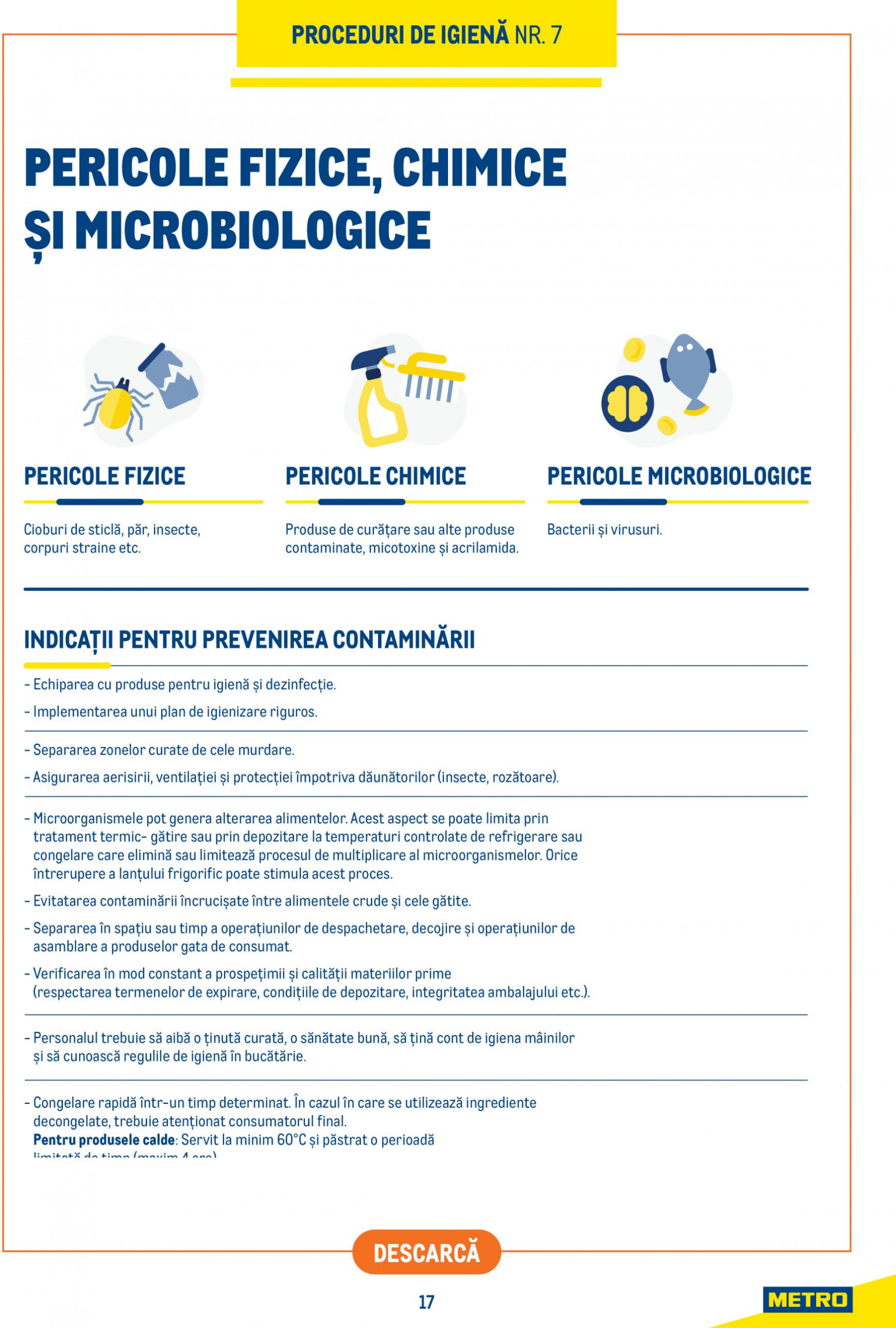 metro - Metro - Ghid de igienă HoReCa valabil de 17.01.2024 - page: 17