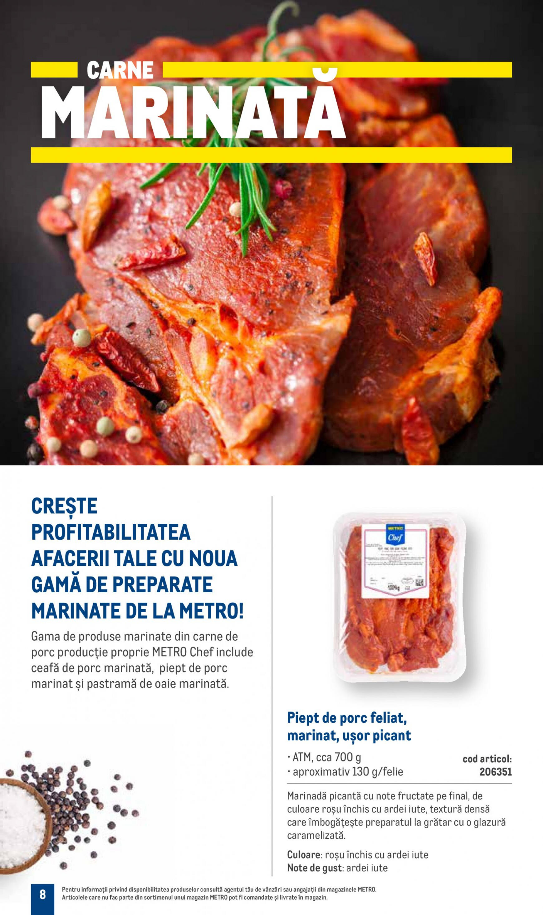 metro - Metro - Sortiment Carne Producție Proprie METRO valabil de 01.01.2024 - page: 8