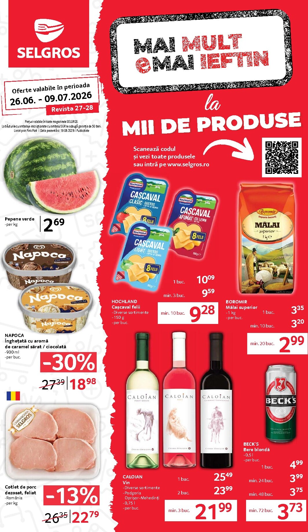 selgros - Brosura Selgros valabilă de la vineri 26.06.2026 până la joi 09.07.2026