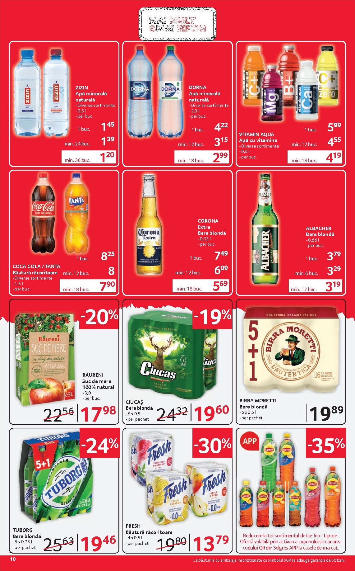selgros - Selgros - Magazine Mici pliante pentru săptămâna viitoare de la vineri 10.07.2026 până la joi 23.07.2026 - page: 10