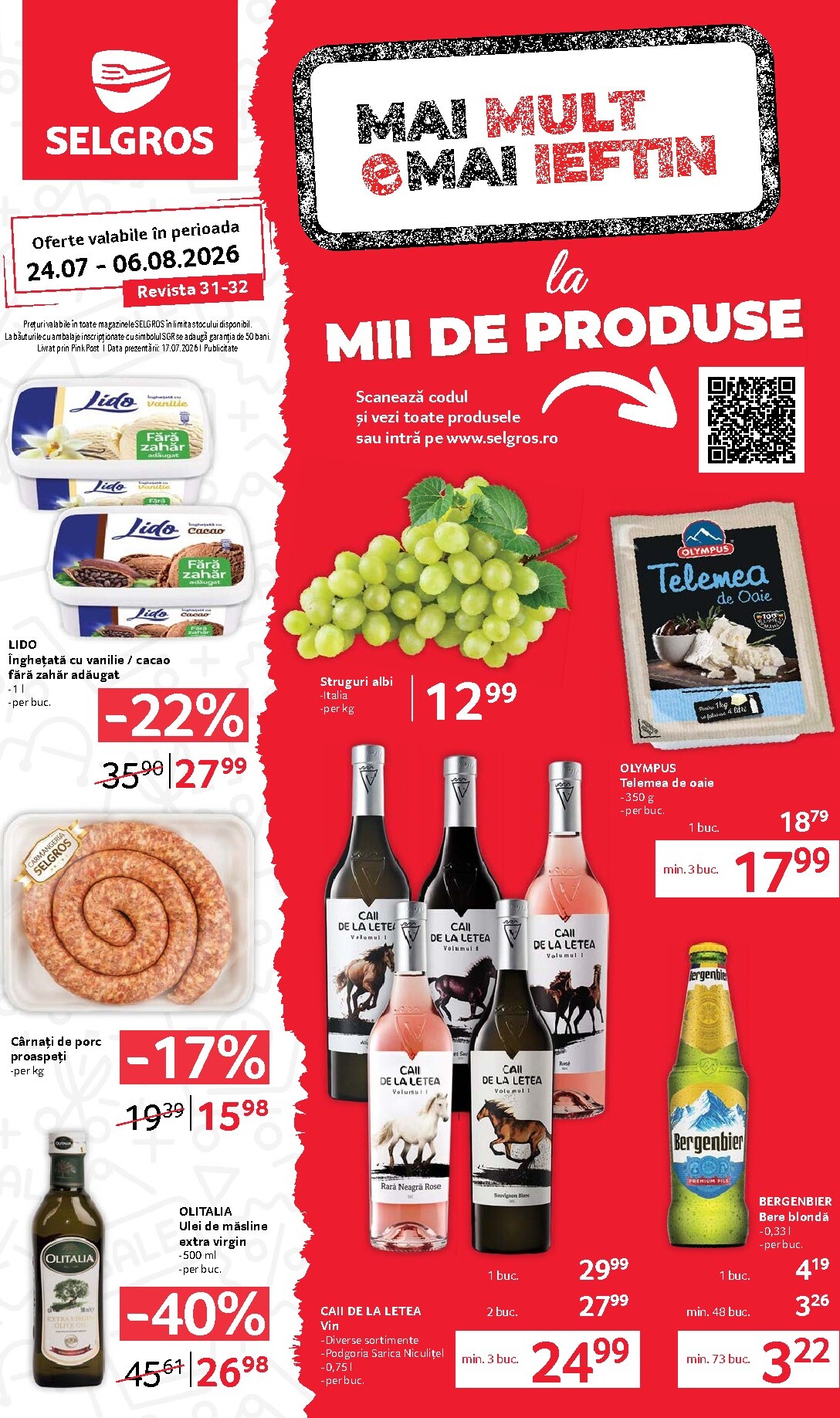 selgros - Brosura Selgros - Food valabilă de la vineri 24.07.2026 până la joi 06.08.2026 - page: 1