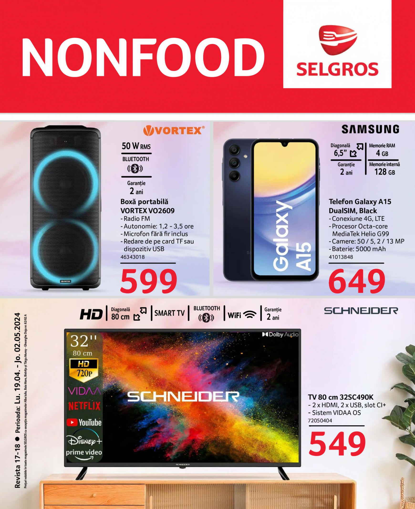 selgros - Catalog nou Selgros - Nonfood 19.04. - 02.05. - page: 1