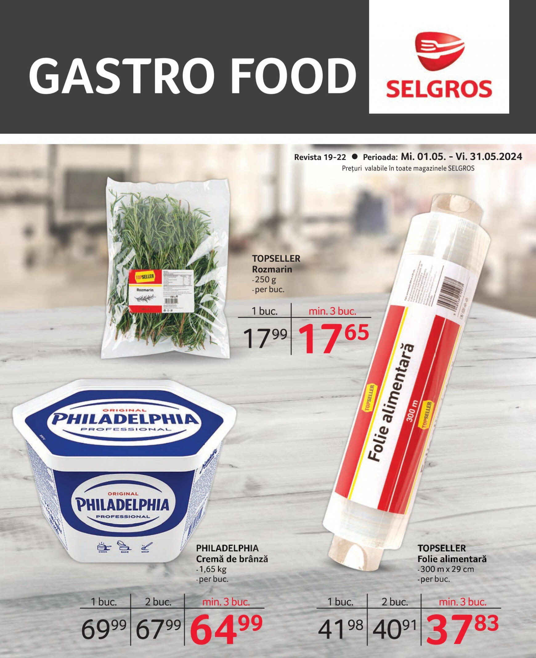 selgros - Catalog nou Selgros - Gastro Food 01.05. - 31.05.