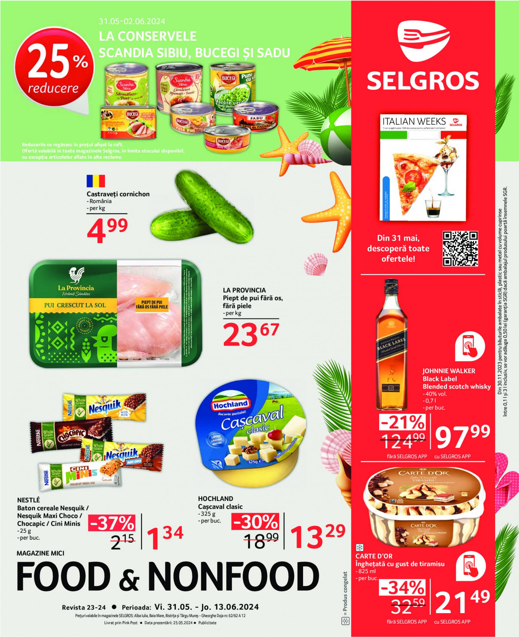 selgros - Catalog nou Selgros - Food & Nonfood 31.05. - 13.06. - page: 1