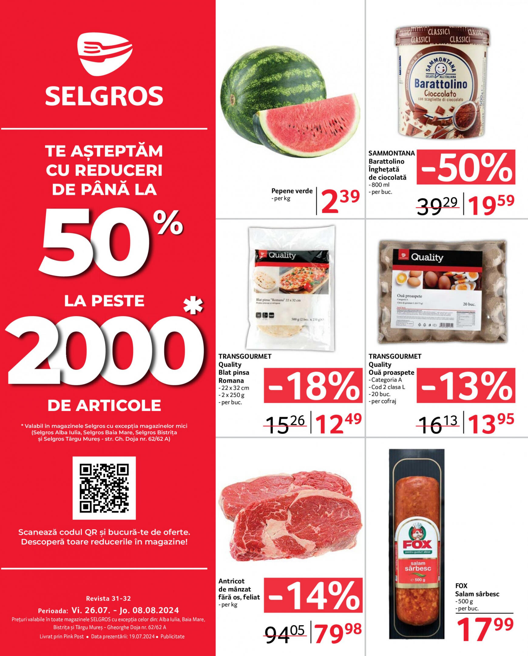 selgros - Catalog nou Selgros - Food 26.07. - 08.08.