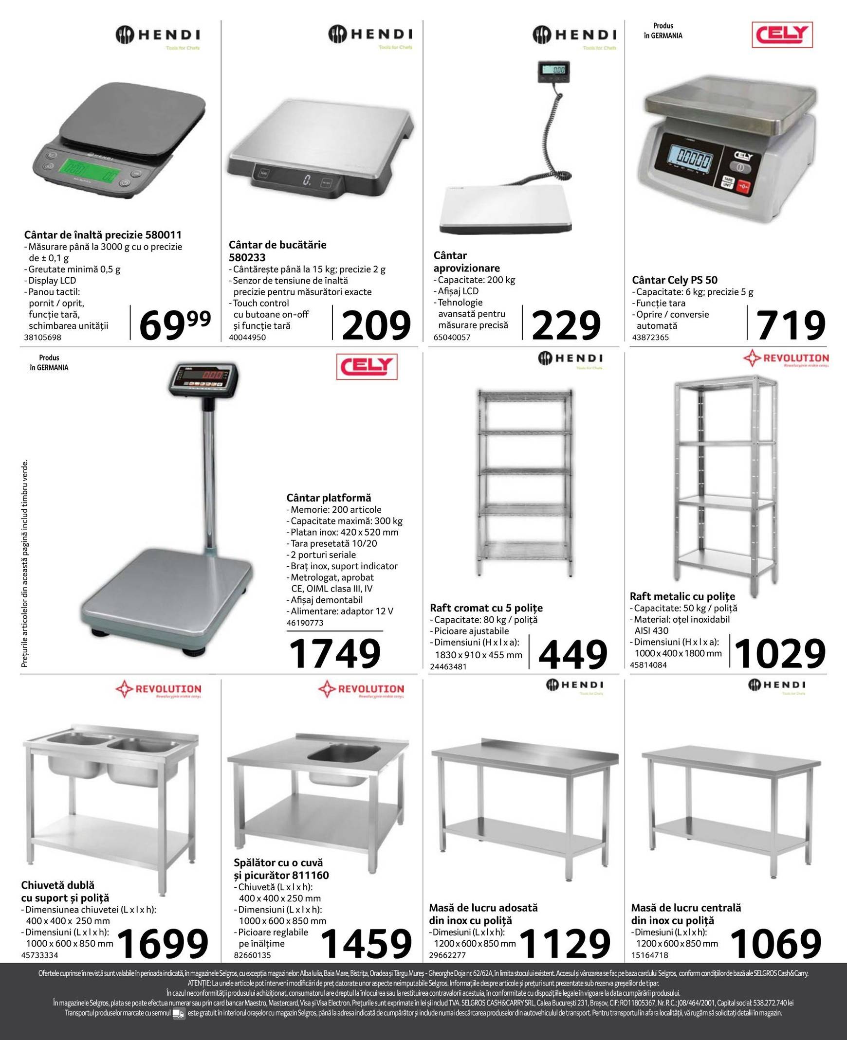 selgros - Catalog nou Selgros - Gastro Nonfood 01.09. - 17.10. - page: 24